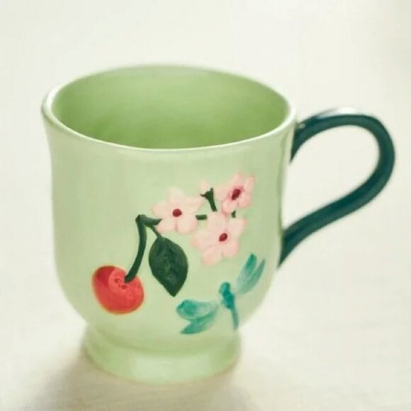 Anthropologie Other - Anthropologie Mint Green Ceramic Faye Mug